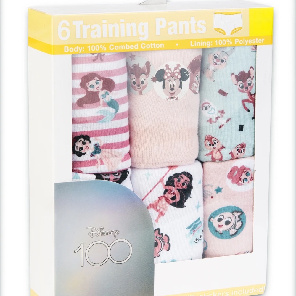 Disney Pastel Training Pants Set for Kids/size 3T/New